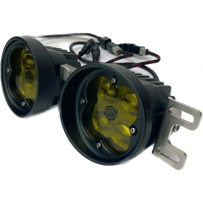 FNG SAE Fog Light Kit Toyota Tacoma Amber 12-22 4 Runner 10-22 Tundra 14-22 11307 Vivid Lumen
