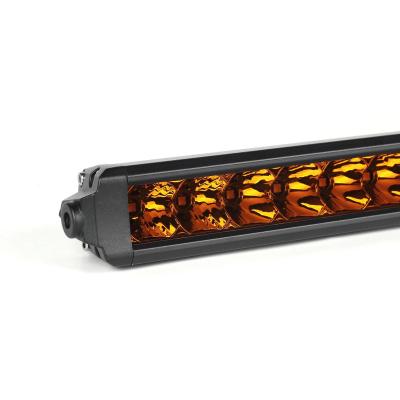 Wired Series 20 Inch Single Row Amber Combo Light Bar Vivid Lumen