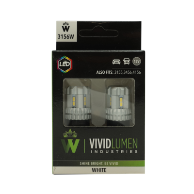 High Output Led Bulbs 3156 White Pair Vivid Lumen