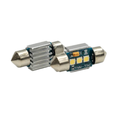 Interior Led Bulbs 3175 White Festoon Pair Vivid Lumen