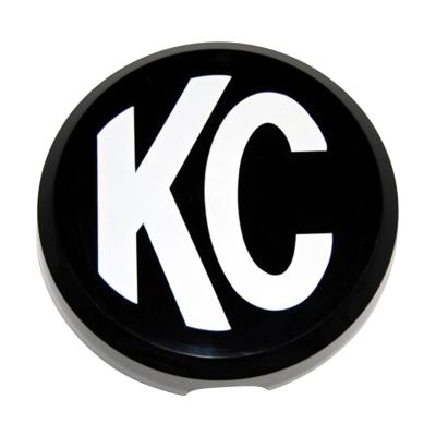 Cover 6 Inch Plastic Black/White Each KC HiLiTES