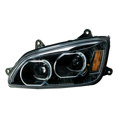 Brilliant Series Kenworth T660 Led Headlight Black Driver 2008-2017 Vivid Lumen