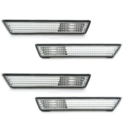 Clear Front and Rear Side Marker Light Lens Set 4 For 08-14 Dodge Challenger Octane Lighting