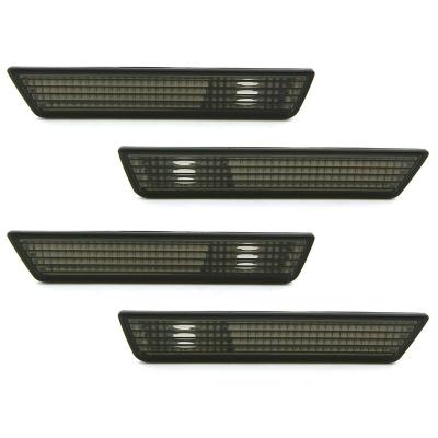 Smoked Front and Rear Side Marker Light Lens Set 4 For 08-14 Dodge Challenger Octane Lighting