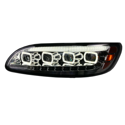 Brilliant Series Peterbilt Led 386 387 330 335 382 384 Driver 2005-2021 Black Vivid Lumen