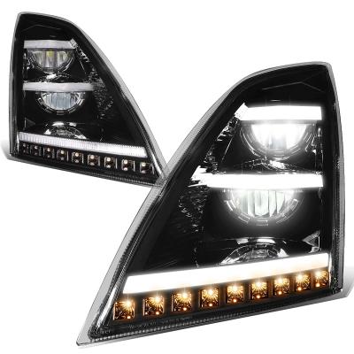 Brilliant Series Volvo VNL VNR Led Headlight Black Driver 2018+ Vivid Lumen