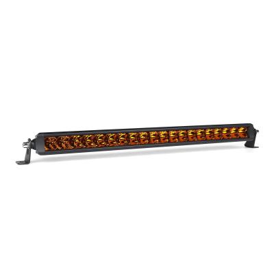 Wired Series 50 Inch Single Row Amber Combo Light Bar Vivid Lumen