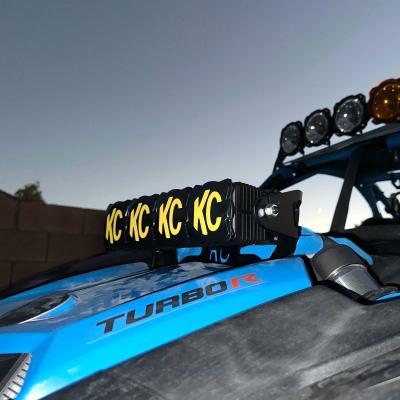 Flex Era 10 Inch LED Light Bar Mount Shock Tower 2017-2024 CAN-Am Maverick X3 KC HiLiTES