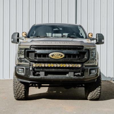 Flex Era 40 Inch LED Light Bar Mnt Front Bumper 2011-2016 Ford Super Duty KC HiLiTES