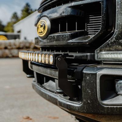 Flex Era 40 Inch LED Light Bar Mnt Front Bumper 2011-2016 Ford Super Duty KC HiLiTES