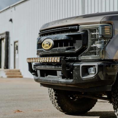 Flex Era 40 Inch LED Light Bar Mnt Front Bumper 2011-2016 Ford Super Duty KC HiLiTES