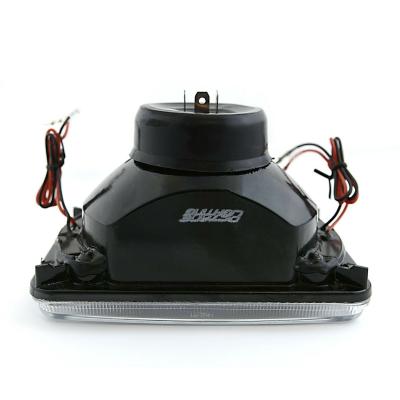 4X6 Inch Amber LED Halo Projector Headlight Halogen Headlamp 55/60W Light Bulbs Pair Octane Lighting