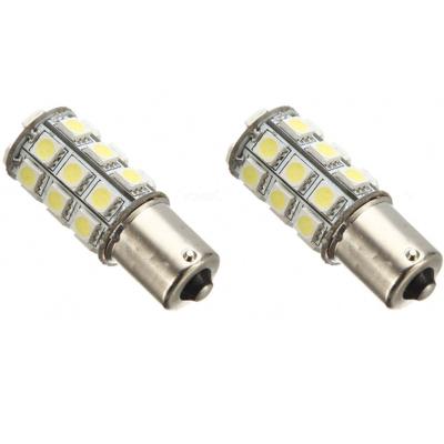 27 SMD White LED 12V Park Parking Back Up Tail Light Turn Signal Lamp Bulbs Octane Lighting