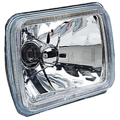 7X6 Inch Amber SMD LED Glass/Metal Headlight Halogen 6K 60w Light Bulb Headlamp Pair Octane Lighting