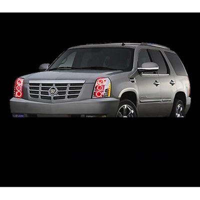 Octane Lighting Multi-Color Changing LED RGB Headlight Halo Ring Set Compatible for 07-14 Cadillac Escalade