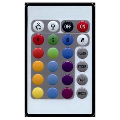 24 Key 16 Color IR Remote Control Controller SMD RGB LED Strip 12V 4-Head Flat Octane Lighting