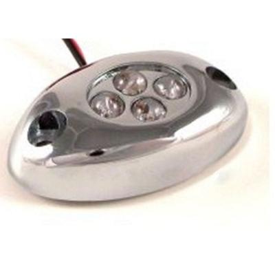 1Pc Purple LED Chrome Accent Module Motorcycle Chopper Frame Neon Glow Light Pod Octane Lighting