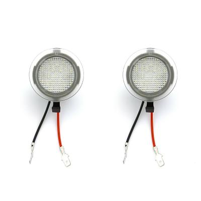 White LED Side Mirror Puddle Light Bulbs Pair For 05-17 Ford Car Truck SUV Octane Lighting