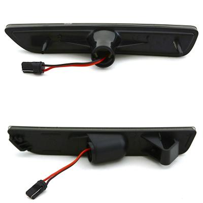 Smoked Front and Rear Side LED Marker Light Lens Set For 10-14 Ford Mustang Octane Lighting