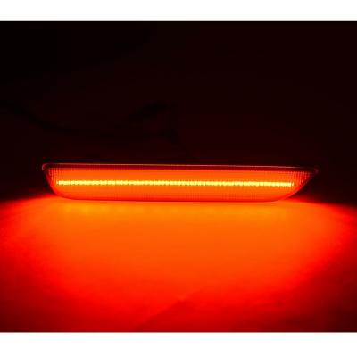 Smoked Front and Rear Side LED Marker Light Lens Set For 10-14 Ford Mustang Octane Lighting