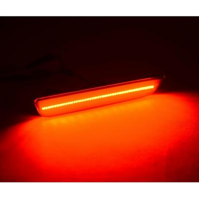 Clear Rear Side Red LED Marker Light Lens Pair For 10-14 Ford Mustang Octane Lighting