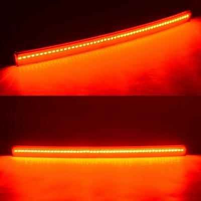 Smoked Front and Rear LED Side Bumper Marker Lamp Lens 6 Set For 14-19 C7 Corvette Octane Lighting