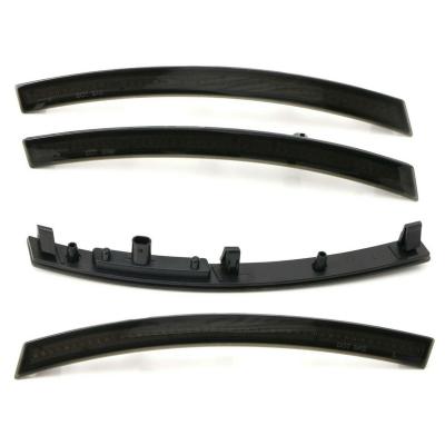 Smoked Front and Rear LED Side Bumper Marker Lamp Lens 6 Set For 14-19 C7 Corvette Octane Lighting