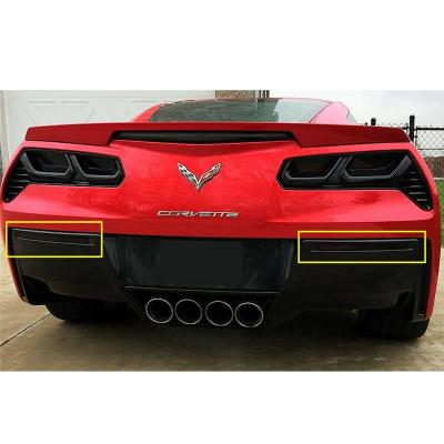 Smoked Front and Rear LED Side Bumper Marker Lamp Lens 6 Set For 14-19 C7 Corvette Octane Lighting
