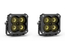 FNG 3 RR SAE 3 Inch Backlit Driving Light Pods Yellow Dot/SAE Pair Vivid Lumen