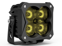 FNG 3 RR SAE 3 Inch Backlit Driving Light Pods Yellow Dot/SAE Pair Vivid Lumen