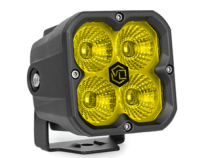 FNG Intense 3 Inch 20W Flood Light Pod Amber Single Vivid Lumen