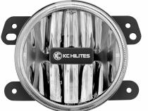 G4 Gravity LED 4 Inch SAE ECE Fog 1- Light 2010-2018 Jeep Wrangler JK 2/4-Door KC HiLiTES