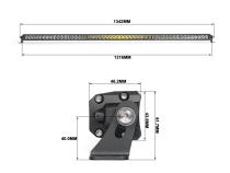 Wired Series 12 Inch Single Row Combo Light Bar Vivid Lumen