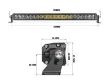 Wired Series 12 Inch Single Row Combo Light Bar Vivid Lumen