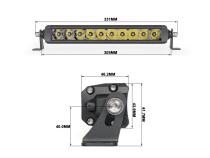 Wired Series 50 Inch Single Row Combo Light Bar Vivid Lumen