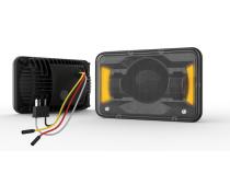 Triple Threat Heated 4x6 High Beam Black