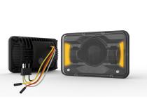 Triple Threat Heated 4x6 Low Beam Black