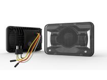 Triple Threat Heated 4x6 Low Beam Black