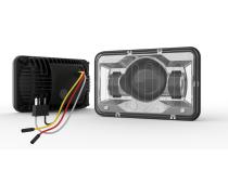 Triple Threat Heated 4x6 High Beam Chrome