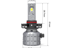 H16 Velocity 2.0 LED Headlight Bulbs (Pair)