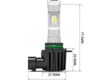 9012 Velocity Plus LED Headlight Bulbs Single Vivid Lumen
