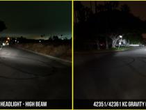 Jeep Head Lights Gravity LED 7 Inch Jeep Wrangler TJ Pair KC HiLiTES