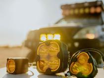LED Light Bar Lens Flex Era 4 Spot Performance Yellow KC HiLiTES