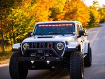 KC Flex Era 3 LED DM SAE Fog 2- Light Master Kit 10-24 Jeep JK JL JT Winch Bumper KC HiLiTES