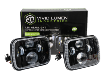 ERA Series 5X7 Led Headlights Pair Vivid Lumen
