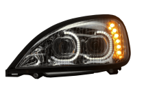 Brilliant Series Freightliner Columbia Led Headlight Chrome Driver 01-18 Vivid Lumen