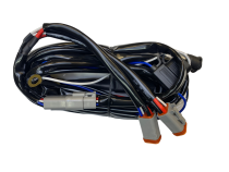 Light Bar Wire Harness - Dual DT-4 Connector - 400W Vivid Lumen