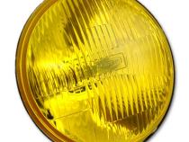 7 Inch H6024/6014 Yellow Amber Stock Glass Headlight H4 Clear Halogen Fog Light Pair Octane Lighting