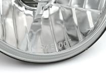 5 3/4 Inch Crystal Clear Halogen Headlight Metal Headlamp Sw 60/55W Light Bulbs Pair Octane Lighting