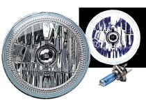 7 Inch White COB LED Halo Angel Eye H4 6k Headlamp Headlight Halogen Light Bulb Pair Octane Lighting